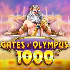 Gates of Olympus 1000 online game logo by Pragmatic Play on imperial-wins.net